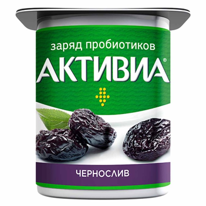 Йогурт Активия чернослив 2,9% 110гр пэт