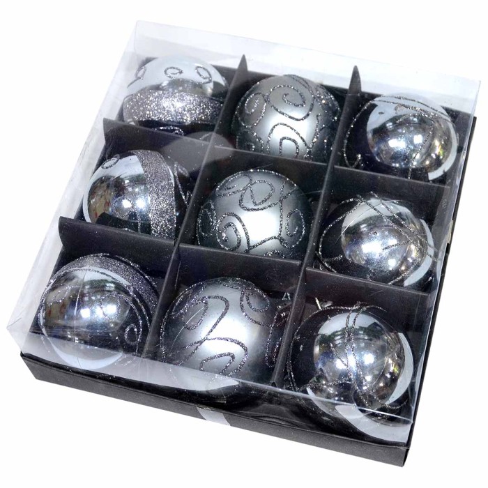 Набор украшений елочных Шар 9шт арт60AB09-660 №4