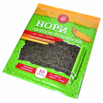 Нори для суши I love Asia 10 листов