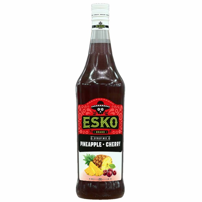 Сироп ESKO Mix Ананас-вишня 1л ст/б