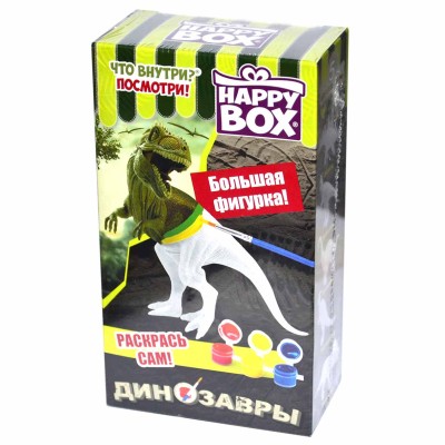 Карамель+фигурка Happy Box Динозавры 30гр к/у