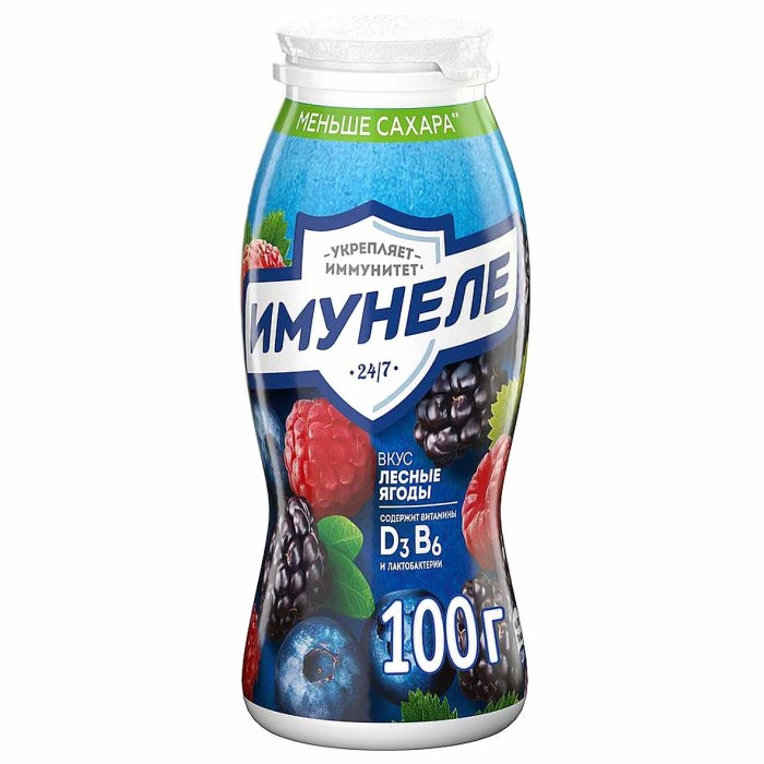 Напиток Имунеле Neo лесная ягода 1.2% 95мл пэт