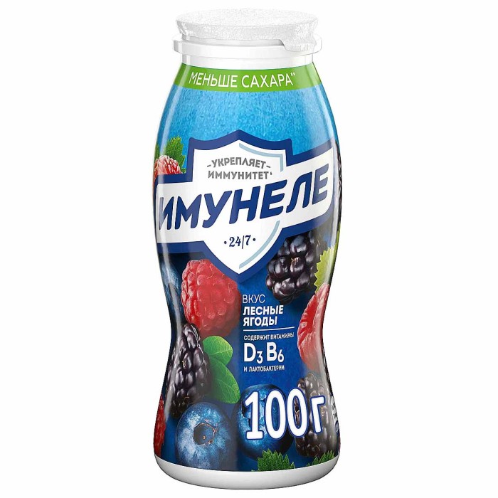 Напиток Имунеле Neo лесная ягода 1.2% 95мл пэт