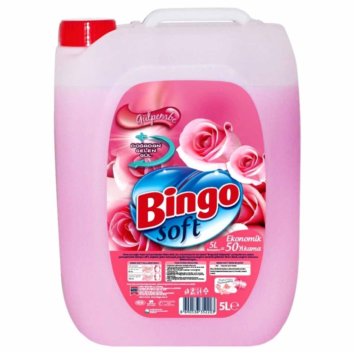 Кондиционер для белья Bingo Soft Rose 5л пэт