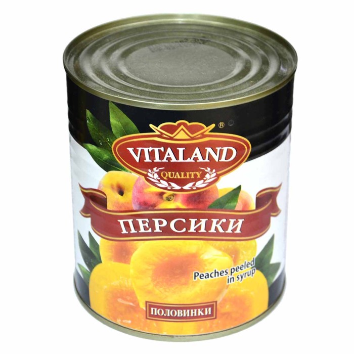 Персики Vitaland 850мл ж/б