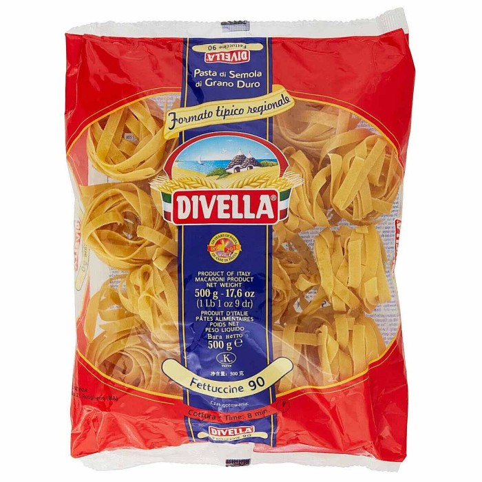 Макароны Divella Феттучине 500гр м/у