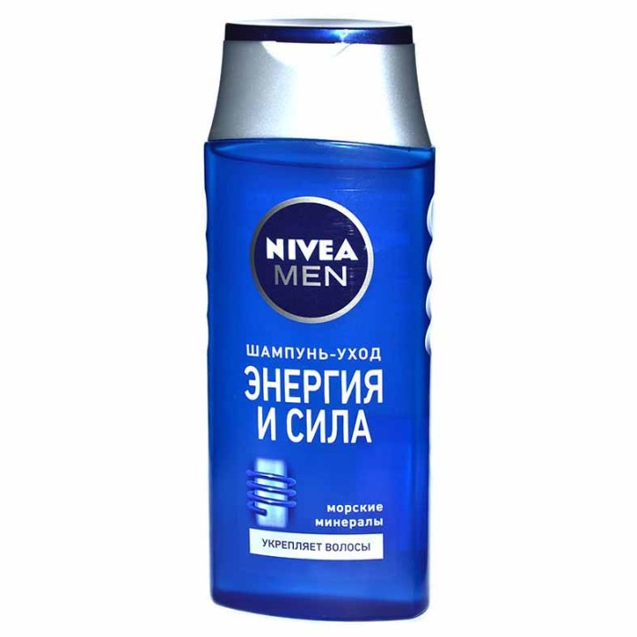 Шампунь для волос Nivea Men Энергия и сила 400мл пэт