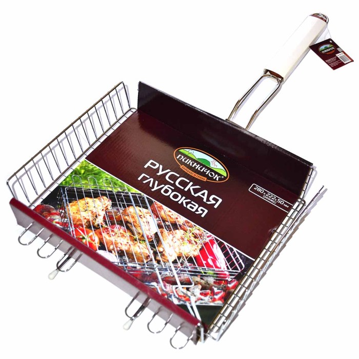 Решетка-гриль Пикничок Русская глубокая арт401-729
