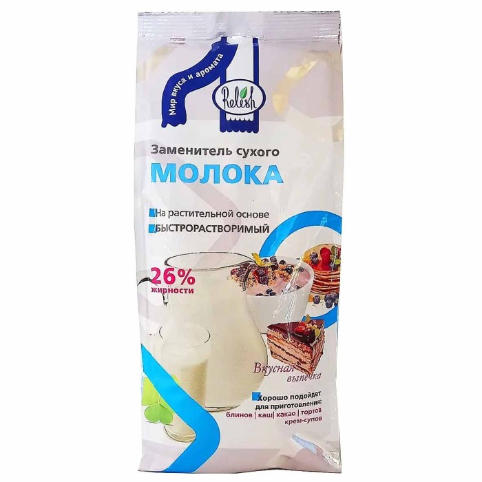 Заменитель сухого молока Relish 400гр м/у