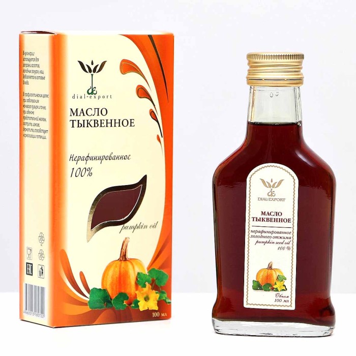 Масло тыквенное Dial Export нераф 100мл к/у
