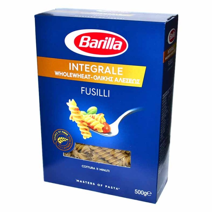 Макароны Barilla Фузилли Интеграле 500гр к/у