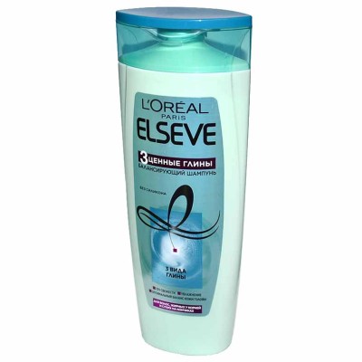 Шампунь для волос Loreal Elseve Глина 400мл пэт