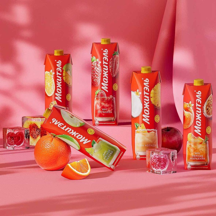 Напиток сывороточный Мажитель мультифрукт 950мл т/п