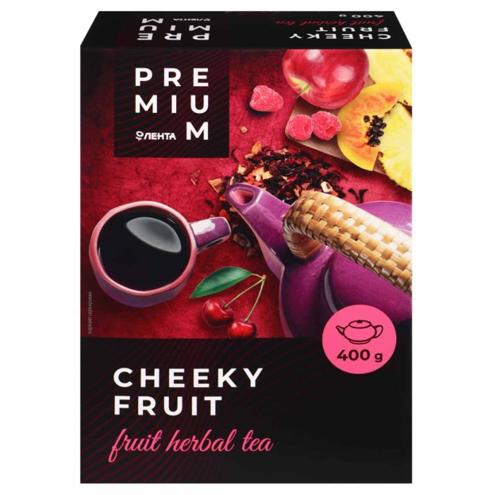 Напиток чайный Лента Premium Cheeky Fruit 400гр к/у