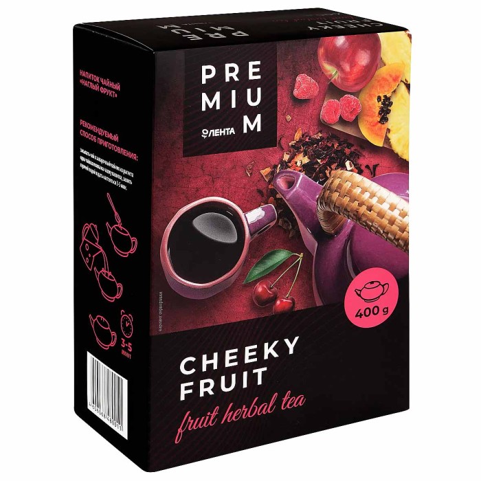 Напиток чайный Лента Premium Cheeky Fruit 400гр к/у