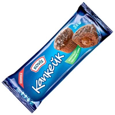 Пирожное Kovi Капкейк с шоколадно ореховым кремом 90гр