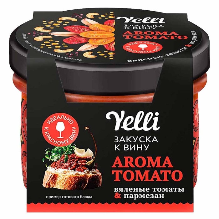 Топпинги Yelli Aroma tomato для брускетт 100гр пэт