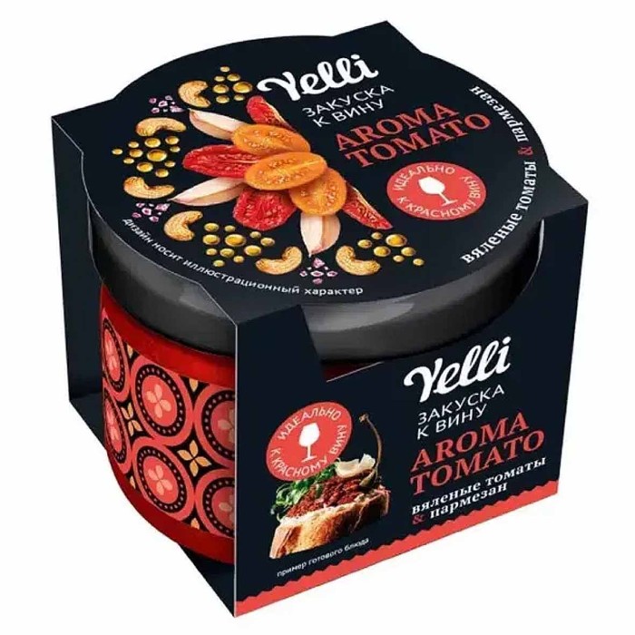 Топпинги Yelli Aroma tomato для брускетт 100гр пэт