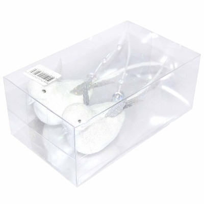 Украшение новогоднее Птички блестящие на ветке артА-114/117