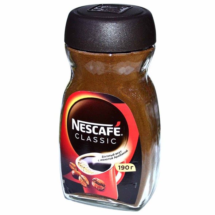 Кофе Nescafe Classic 190гр ст/б
