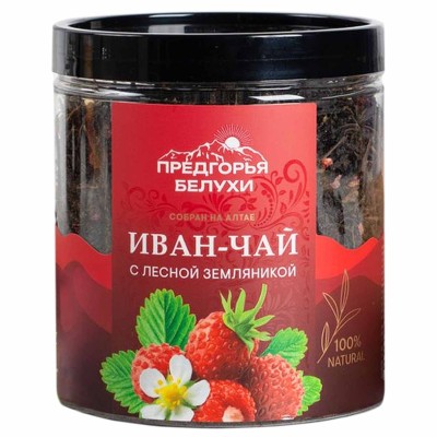 Напиток чайный Предгорья Белухи Иван-чай с лесной земляникой 90гр пэт