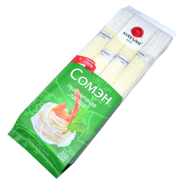 Лапша Mayumi пшеничная Сомэн 300гр