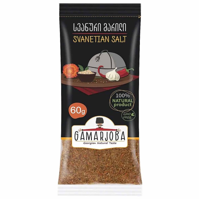 Приправа Gamarjoba Сванская соль 60 гр м/у