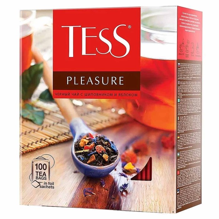 Чай Tess Pleasure черный 100*1.5гр к/у