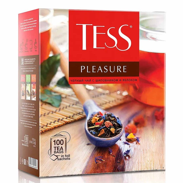 Чай Tess Pleasure черный 100*1.5гр к/у