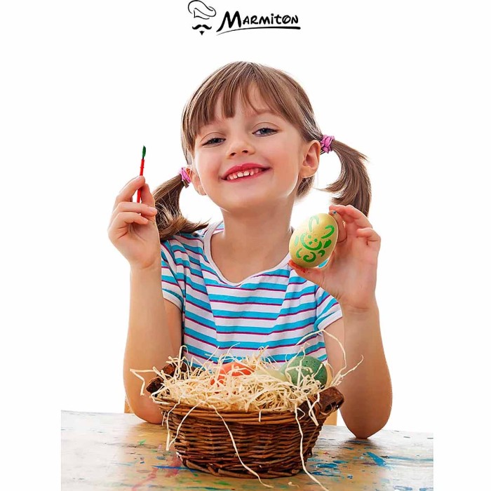 Набор Marmiton для раскрашивания яиц 8предметов арт17079