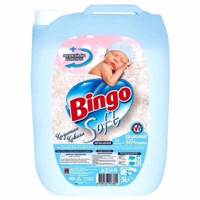 Кондиционер для белья Bingo Soft Детский Kuzumun kokusu 5л пэт
