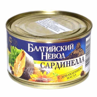 Сардинелла НДМ Балтийский невод 240гр ж/б
