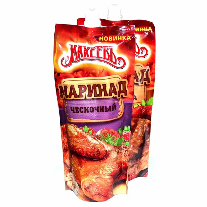 Маринад Махеевъ Чесночный 300гр д/п