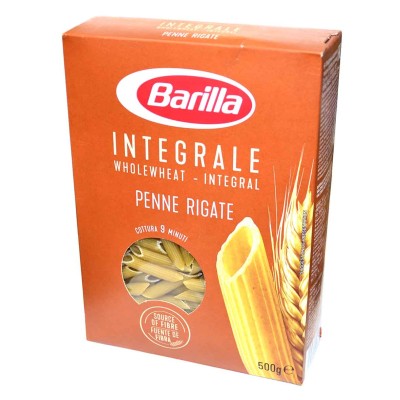 Макароны Barilla Пенне Ригате Интеграле 500гр к/у