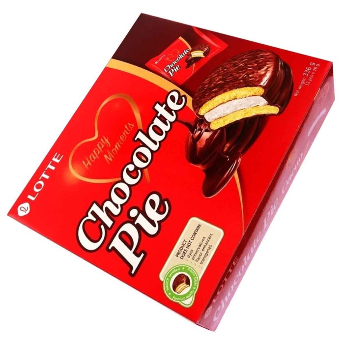 Печенье Lotte Chocolate Pie 336гр к/у
