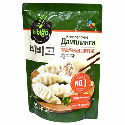 Дамплинги Bibigo королевсие 385гр м/у