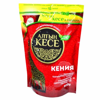 Чай Алтын кесе Кения черный гранул 500гр м/у с пиалой