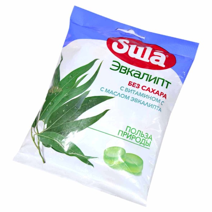 Леденцы Sula Эвкалипт 60гр м/у