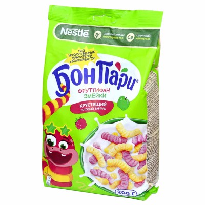 Завтрак готовый Бон Пари Змейки 200гр м/у