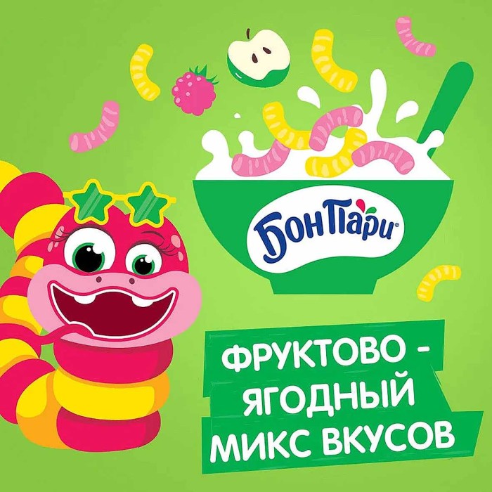 Завтрак готовый Бон Пари Змейки 200гр м/у