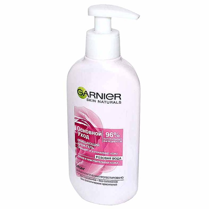 Гель для лица Garnier Основной уход ооза сух чувств кожа 200мл пэт