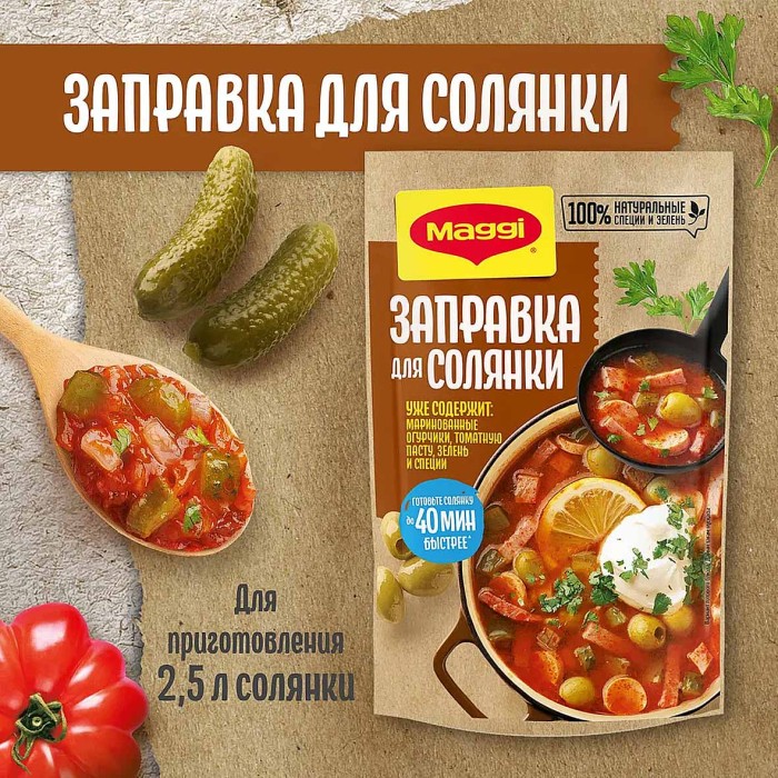 Приправа Maggi заправка для солянки 250гр м/у