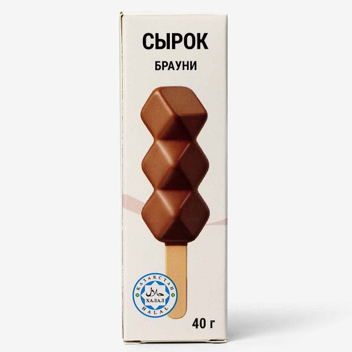 Сырок глазированный Berry Much Брауни в бельгийско-молочном шоколаде 40гр к/у