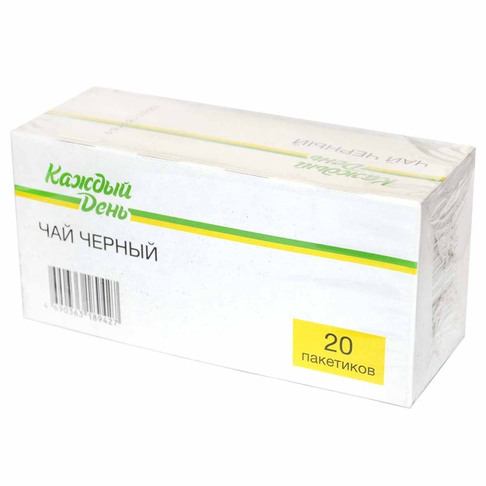 Чай Каждый день черный 20*2гр к/у
