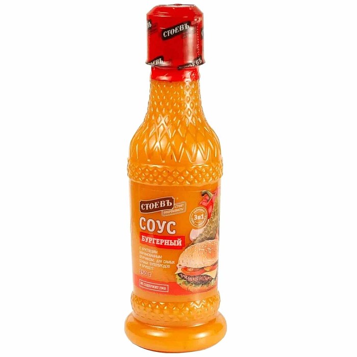 Соус Стоевъ Бургерный 250гр пэт
