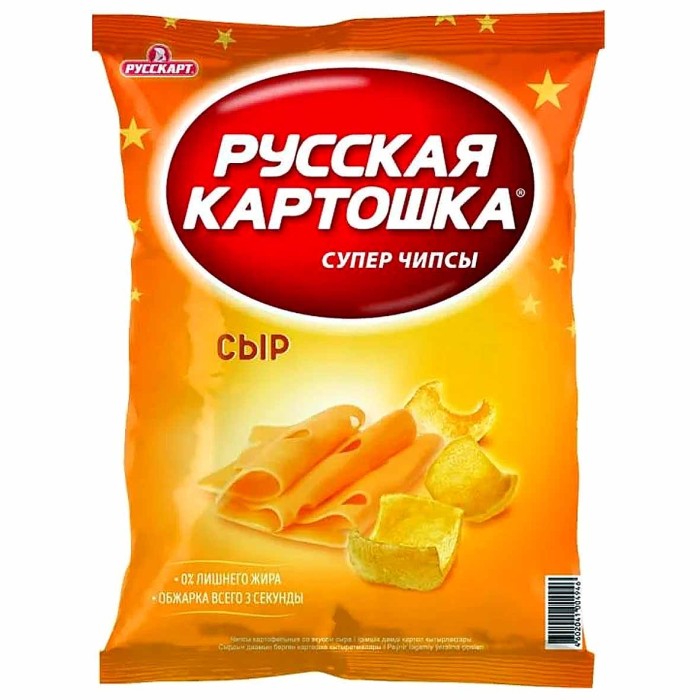 Чипсы Русская картошка вкус сыра 150гр м/у