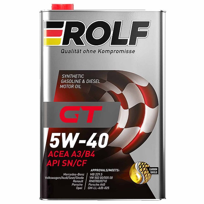 Масло моторное ROLF GT SAE 5W-40 API SN/CF 1л