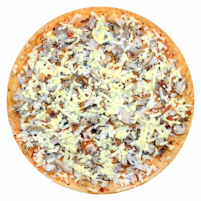 Пицца с курицей и грибами 1шт