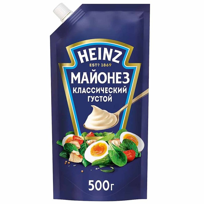 Майонез Heinz Классический 67% 500гр д/п