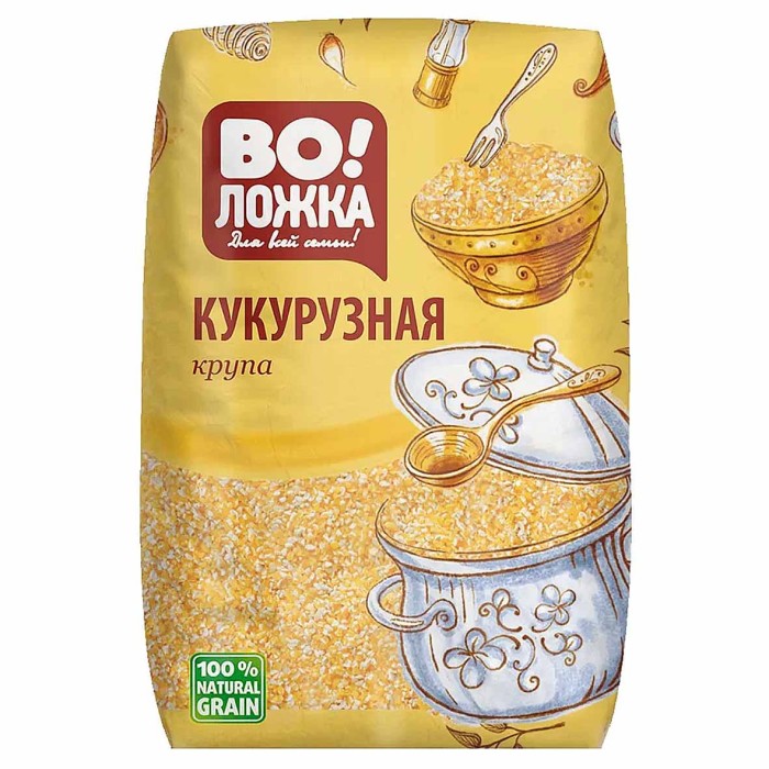 Крупа кукурузная Воложка 700гр м/у